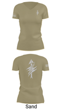 3rd Battalion 2nd Marines Scout Sniper Platoon 1879947 Women's Short Sleeve V-neck Shirt - 88