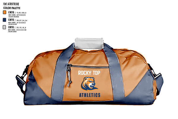 Duffle Bag, Rocky Top MS, Spirit Store, Teamtime, Team time, sublimation, custom sports apparel, team uniforms, spirit wear, spiritwear, sports uniforms, custom shirts, team store, custom team store, fundraiser sports, apparel fundraiser