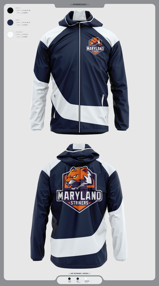 Windbreaker, Maryland Strikers, Men's Volleyball, Teamtime, Team time, sublimation, custom sports apparel, team uniforms, spirit wear, spiritwear, sports uniforms, custom shirts, team store, custom team store, fundraiser sports, apparel fundraiser