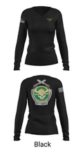 977 MP CO 88106845 Women's Long Sleeve V-neck Shirt - 37