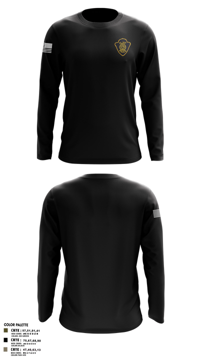 City of Flint Police 13953142 Long Sleeve Performance Shirt 2
