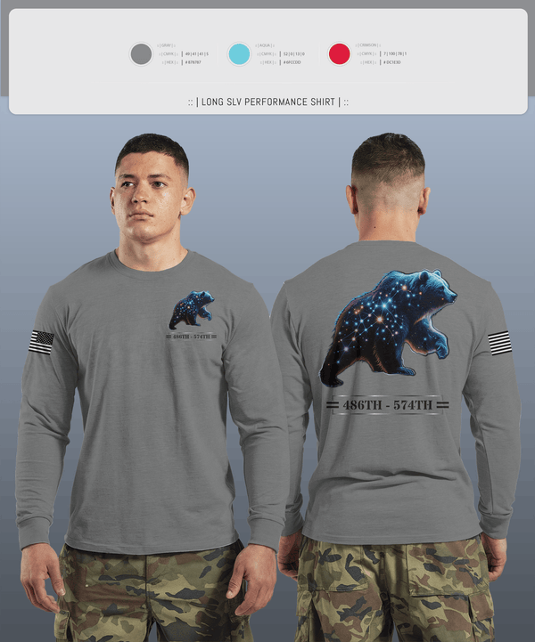 Long Sleeve Performance Shirt, 486th/574th, , Teamtime, Team time, sublimation, custom sports apparel, team uniforms, spirit wear, spiritwear, sports uniforms, custom shirts, team store, custom team store, fundraiser sports, apparel fundraiser