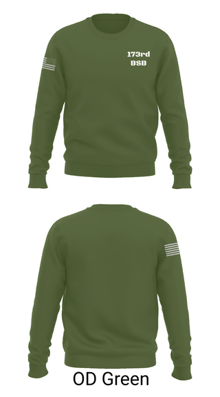 Crew Neck Sweatshirt, 173rd BSB, , Teamtime, Team time, sublimation, custom sports apparel, team uniforms, spirit wear, spiritwear, sports uniforms, custom shirts, team store, custom team store, fundraiser sports, apparel fundraiser