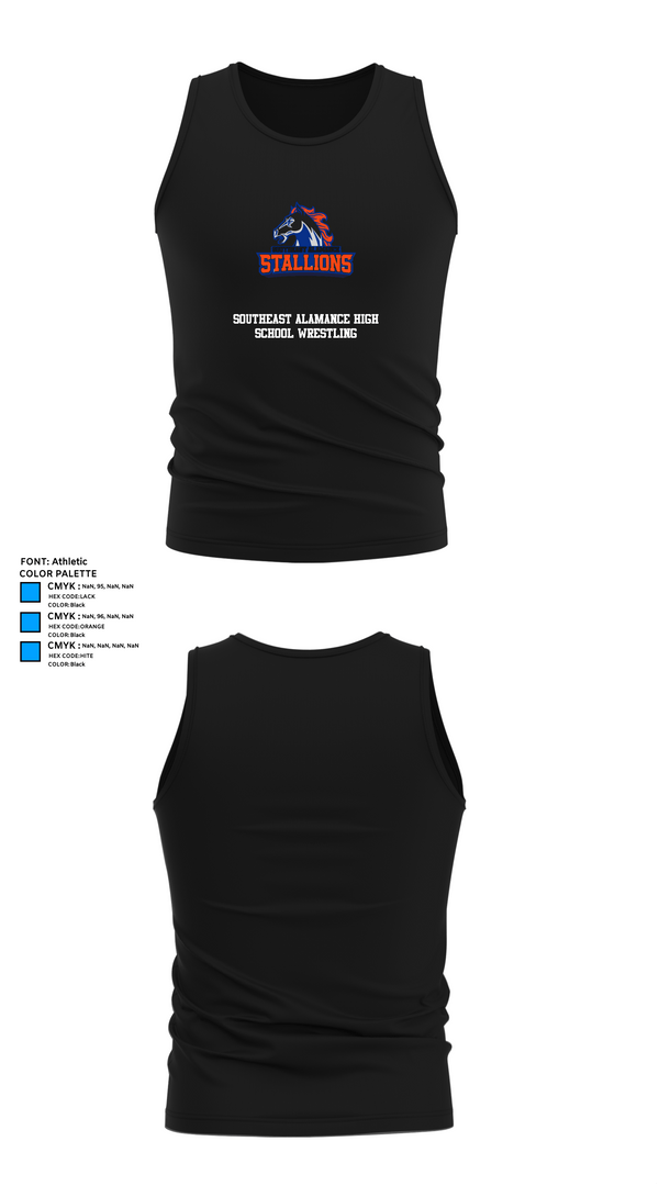 Tank Top, Southeast Alamance High School Wrestling, Wrestling, Teamtime, Team time, sublimation, custom sports apparel, team uniforms, spirit wear, spiritwear, sports uniforms, custom shirts, team store, custom team store, fundraiser sports, apparel fundraiser
