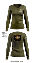 DCSO 2nd Squad 88139355 Women's Long Sleeve V-neck Shirt - 102