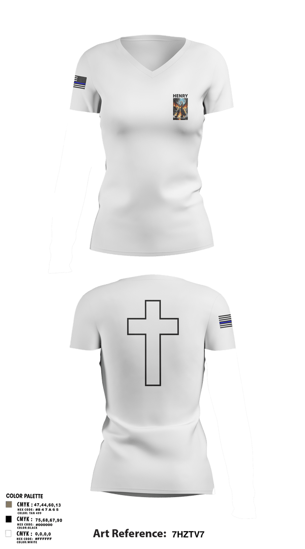 Womens Short Sleeve Vneck Shirt, Henry, Police, Teamtime, Team time, sublimation, custom sports apparel, team uniforms, spirit wear, spiritwear, sports uniforms, custom shirts, team store, custom team store, fundraiser sports, apparel fundraiser