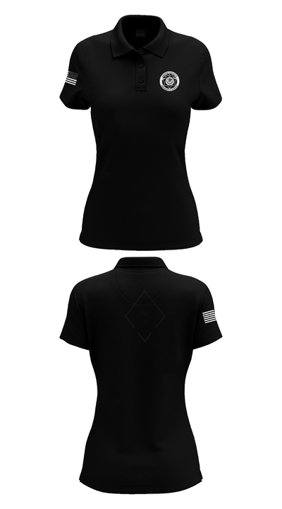 GCSO K9 19813935 Women's Short Sleeve Performance Polo  - 33