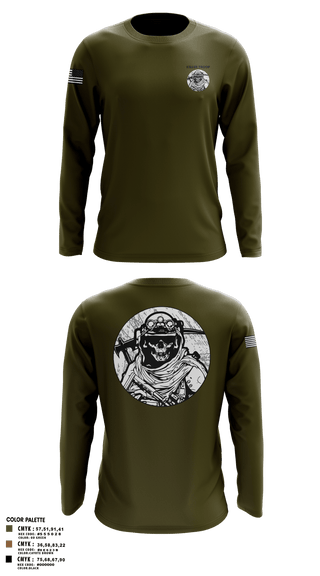 Long Sleeve Performance Polo, Killer Troop, Army, Teamtime, Team time, sublimation, custom sports apparel, team uniforms, spirit wear, spiritwear, sports uniforms, custom shirts, team store, custom team store, fundraiser sports, apparel fundraiser