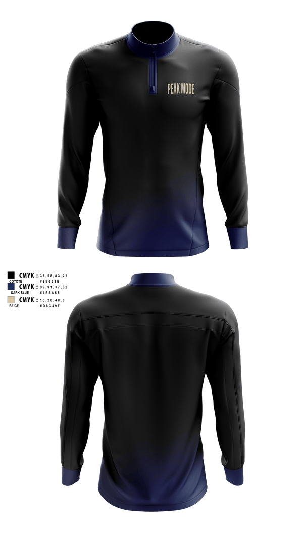Quarter Zip Jacket, Flex fitting, , Teamtime, Team time, sublimation, custom sports apparel, team uniforms, spirit wear, spiritwear, sports uniforms, custom shirts, team store, custom team store, fundraiser sports, apparel fundraiser