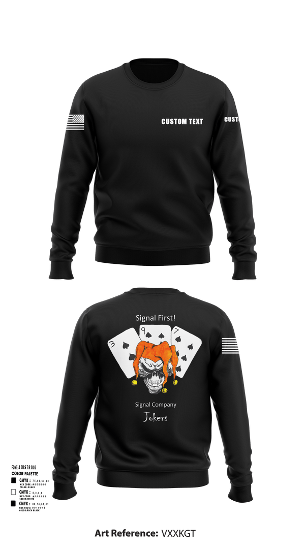 Crew Neck Sweatshirt, 397TH SC, Army, Teamtime, Team time, sublimation, custom sports apparel, team uniforms, spirit wear, spiritwear, sports uniforms, custom shirts, team store, custom team store, fundraiser sports, apparel fundraiser