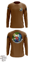 20th Intelligence Squadron 35709340 Long Sleeve Performance Polo - 1