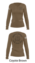 Underwater Search & Recovery Team 25630858 Women's Long Sleeve V-neck Shirt - 16