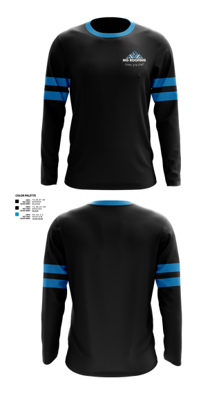 Long Sleeve Performance Shirt, Mg roofing, , Teamtime, Team time, sublimation, custom sports apparel, team uniforms, spirit wear, spiritwear, sports uniforms, custom shirts, team store, custom team store, fundraiser sports, apparel fundraiser
