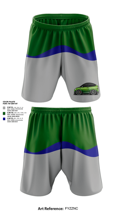EV Autostyle 55251246 Athletic Shorts With Pockets - 1
