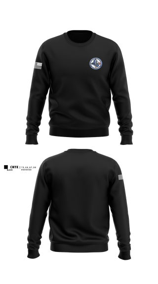 Crew Neck Sweatshirt, Bravo Battery, 4th Battalion, 3rd Air Defense Artillery Regiment, Army, Teamtime, Team time, sublimation, custom sports apparel, team uniforms, spirit wear, spiritwear, sports uniforms, custom shirts, team store, custom team store, fundraiser sports, apparel fundraiser