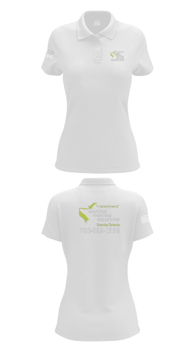 Amazing Painting Solutions 30461876 Women's Short Sleeve Performance Polo  - 17