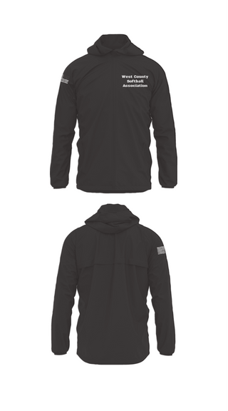 Windbreaker, West County Softball Association, Softball, Teamtime, Team time, sublimation, custom sports apparel, team uniforms, spirit wear, spiritwear, sports uniforms, custom shirts, team store, custom team store, fundraiser sports, apparel fundraiser