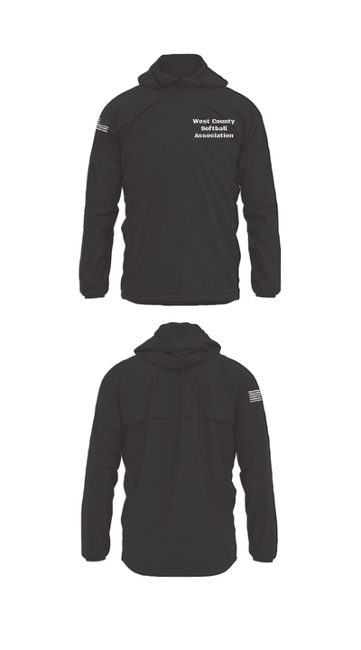 West County Softball Association 69073827 Windbreaker - 28