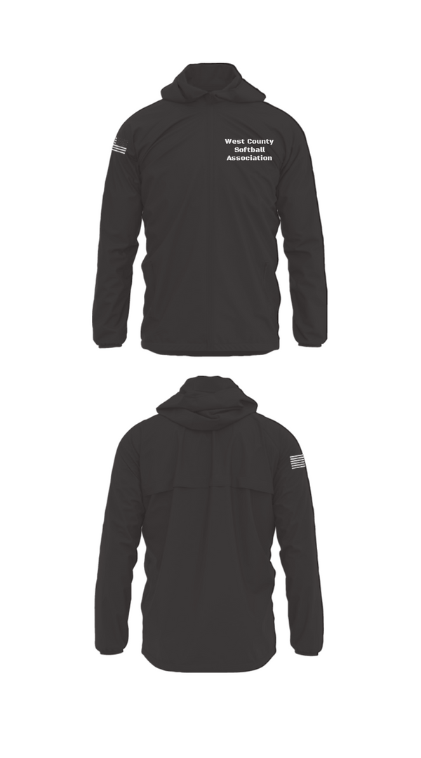Windbreaker, West County Softball Association, Softball, Teamtime, Team time, sublimation, custom sports apparel, team uniforms, spirit wear, spiritwear, sports uniforms, custom shirts, team store, custom team store, fundraiser sports, apparel fundraiser