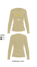 11th CYB 6124113 Women's Long Sleeve V-neck Shirt - 82