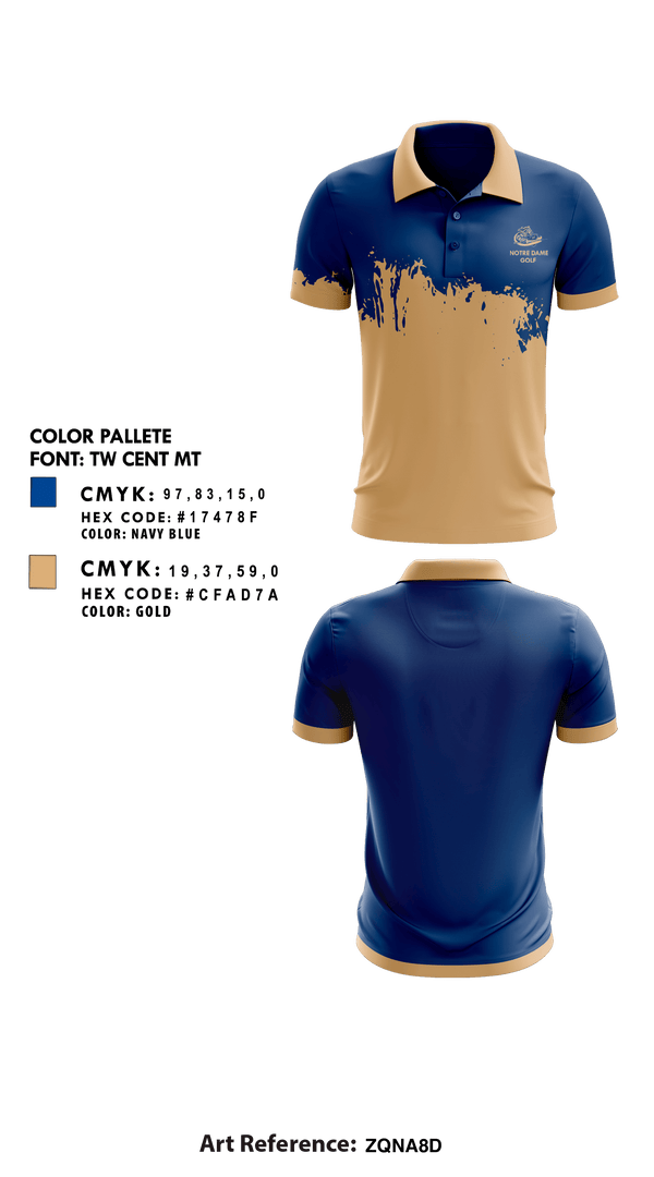 Short Sleeve Performance Polo, Notre Dame Catholic High School Golf, Golf, Teamtime, Team time, sublimation, custom sports apparel, team uniforms, spirit wear, spiritwear, sports uniforms, custom shirts, team store, custom team store, fundraiser sports, apparel fundraiser