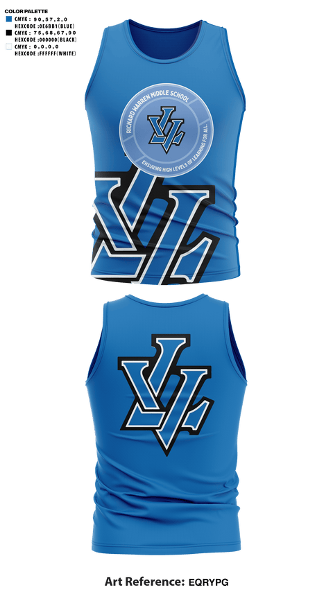 Tank Top, Warren Middle School Cheer, Cheer, Teamtime, Team time, sublimation, custom sports apparel, team uniforms, spirit wear, spiritwear, sports uniforms, custom shirts, team store, custom team store, fundraiser sports, apparel fundraiser