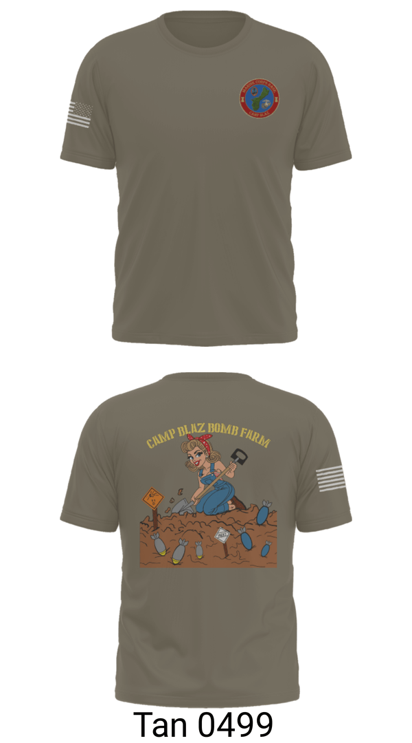 Short Sleeve Performance Shirt, MCB Camp Blaz Ordnance, Marines, Teamtime, Team time, sublimation, custom sports apparel, team uniforms, spirit wear, spiritwear, sports uniforms, custom shirts, team store, custom team store, fundraiser sports, apparel fundraiser