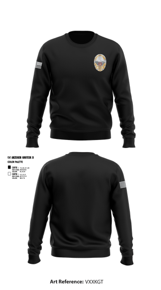 Crew Neck Sweatshirt, Monument Police Department, Police, Teamtime, Team time, sublimation, custom sports apparel, team uniforms, spirit wear, spiritwear, sports uniforms, custom shirts, team store, custom team store, fundraiser sports, apparel fundraiser