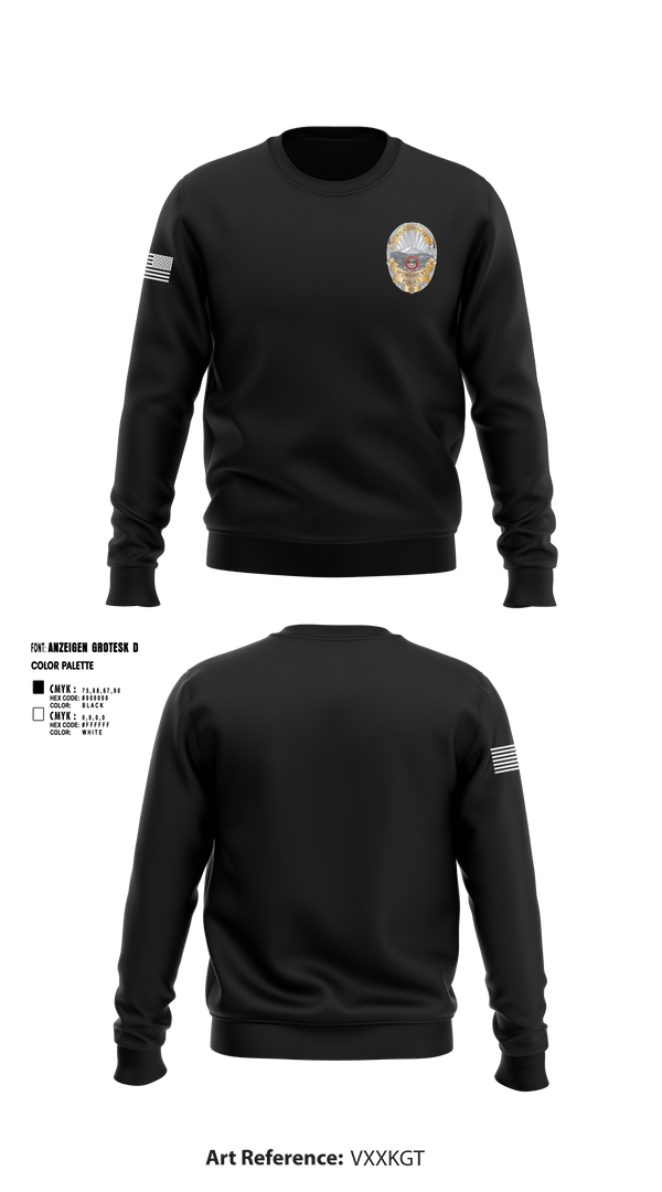 Crew Neck Sweatshirt, Monument Police Department, Police, Teamtime, Team time, sublimation, custom sports apparel, team uniforms, spirit wear, spiritwear, sports uniforms, custom shirts, team store, custom team store, fundraiser sports, apparel fundraiser