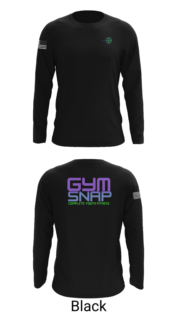 Long Sleeve Performance Shirt, Gym SNAP Track, Track & Field, Teamtime, Team time, sublimation, custom sports apparel, team uniforms, spirit wear, spiritwear, sports uniforms, custom shirts, team store, custom team store, fundraiser sports, apparel fundraiser