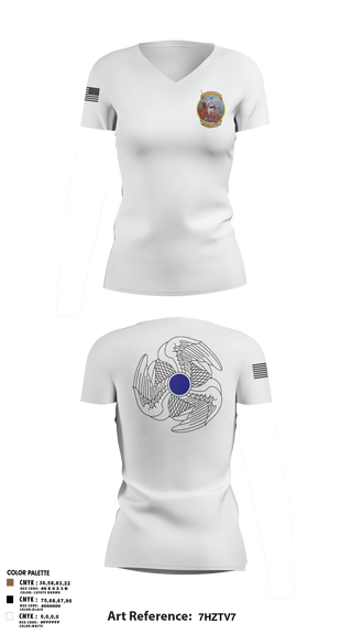 Womens Short Sleeve Vneck Shirt, 1-222nd AVN RGT, Army, Teamtime, Team time, sublimation, custom sports apparel, team uniforms, spirit wear, spiritwear, sports uniforms, custom shirts, team store, custom team store, fundraiser sports, apparel fundraiser