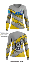 undefined Women's Long Sleeve V-neck Shirt - 2