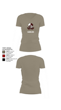418 MLC 48598349 Women's Short Sleeve V-neck Shirt - 64