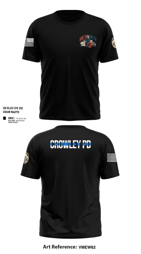 Short Sleeve Performance Shirt, Crowley Police Department, , Teamtime, Team time, sublimation, custom sports apparel, team uniforms, spirit wear, spiritwear, sports uniforms, custom shirts, team store, custom team store, fundraiser sports, apparel fundraiser