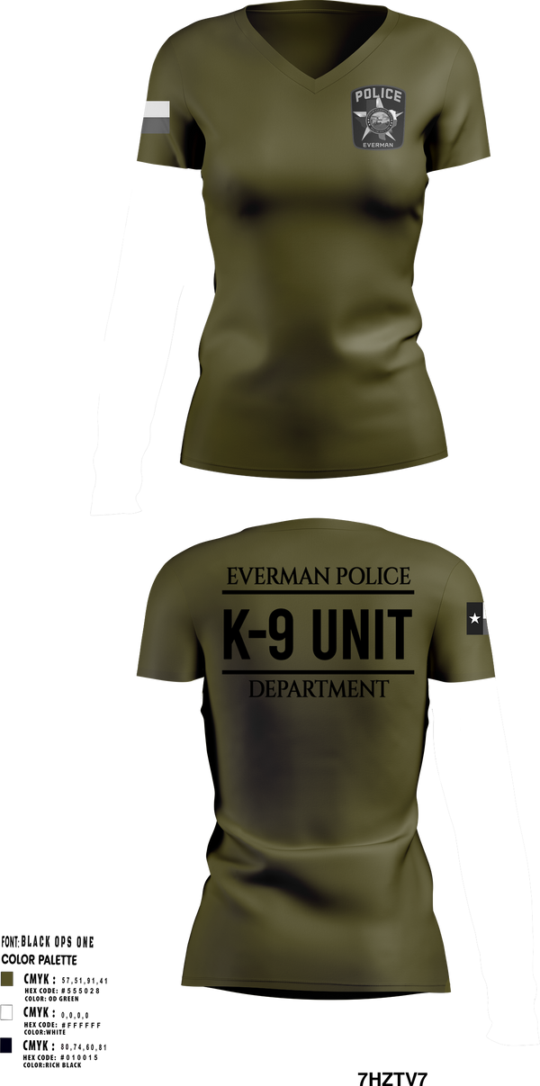 Womens Short Sleeve Vneck Shirt, K9-Unit, Police, Teamtime, Team time, sublimation, custom sports apparel, team uniforms, spirit wear, spiritwear, sports uniforms, custom shirts, team store, custom team store, fundraiser sports, apparel fundraiser