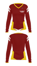 Maple Mountain High School Swimming 68512385 Women's Long Sleeve V-neck Shirt - 30