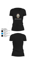Crowley Police Department 8097883 Women's Short Sleeve V-neck Shirt - 23