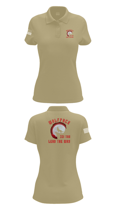 331 TRS / FLT 154 WOLFPACK 75262694 Women's Short Sleeve Performance Polo  - 95