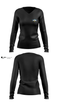 Barrie North Winter Tennis 39891685 Women's Long Sleeve V-neck Shirt - 5