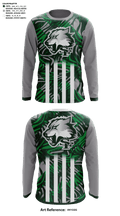 Edmond Santa Fe High School Football 10022708 Long Sleeve Performance Shirt - 41