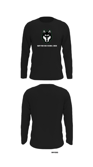 Long Sleeve Performance Shirt, Hartford High School Cheer, Cheer, Teamtime, Team time, sublimation, custom sports apparel, team uniforms, spirit wear, spiritwear, sports uniforms, custom shirts, team store, custom team store, fundraiser sports, apparel fundraiser