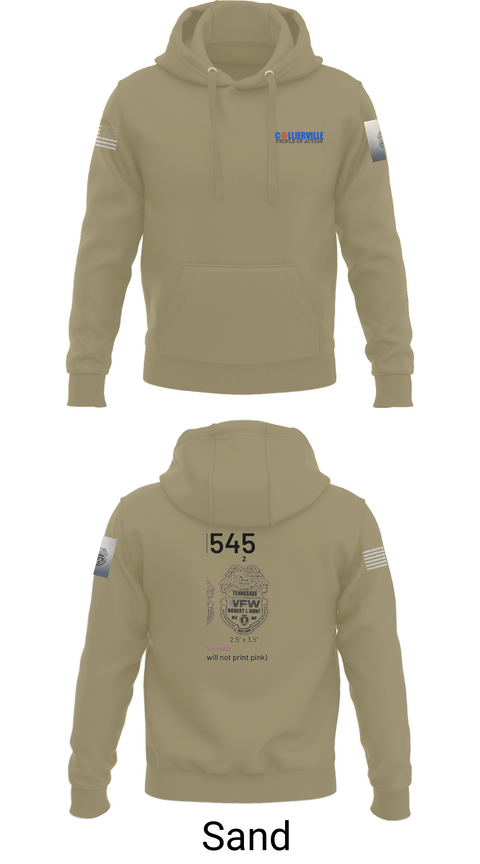 Hoodie, TN VFW, Army, Teamtime, Team time, sublimation, custom sports apparel, team uniforms, spirit wear, spiritwear, sports uniforms, custom shirts, team store, custom team store, fundraiser sports, apparel fundraiser