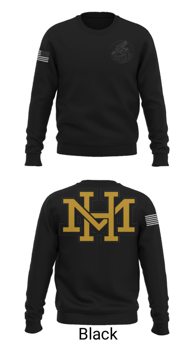 Mount Hebron High School Tennis 87801996 Crew Neck Sweatshirt - 9