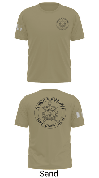 Short Sleeve Performance Shirt, Underwater Search & Recovery Team, Police, Teamtime, Team time, sublimation, custom sports apparel, team uniforms, spirit wear, spiritwear, sports uniforms, custom shirts, team store, custom team store, fundraiser sports, apparel fundraiser