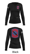 39th Infantry Brigade 34515329 Women's Long Sleeve V-neck Shirt - 37