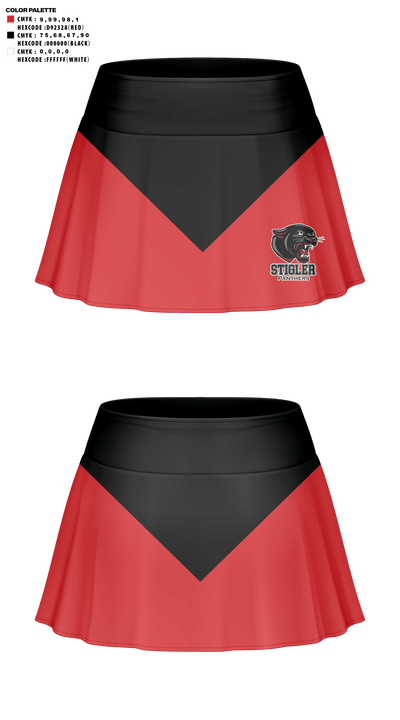Stigler Middle School Cheer 10121480 Skort - 41