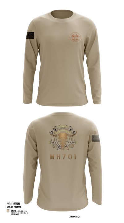 Ranch MH701 27250348 Long Sleeve Performance Shirt 101