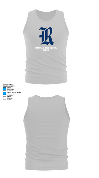 Tank Top, Ringgold High School Cheer, Cheer, Teamtime, Team time, sublimation, custom sports apparel, team uniforms, spirit wear, spiritwear, sports uniforms, custom shirts, team store, custom team store, fundraiser sports, apparel fundraiser