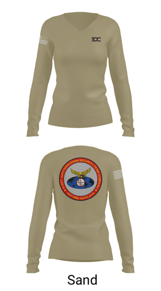 Womens Long Sleeve Vneck Shirt, F.A.S.T., Marines, Teamtime, Team time, sublimation, custom sports apparel, team uniforms, spirit wear, spiritwear, sports uniforms, custom shirts, team store, custom team store, fundraiser sports, apparel fundraiser