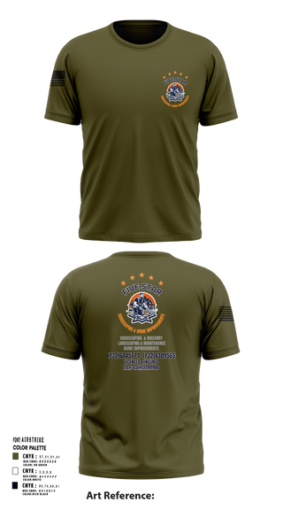 Short Sleeve Performance Shirt, 5 Star, , Teamtime, Team time, sublimation, custom sports apparel, team uniforms, spirit wear, spiritwear, sports uniforms, custom shirts, team store, custom team store, fundraiser sports, apparel fundraiser